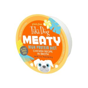 Chicken Recipe Wet Dog Food in Broth with No Artificial Colors or Preservatives