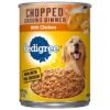 Chicken and Beef Chopped Ground Dinner for Adult Dogs Served in Canned Format