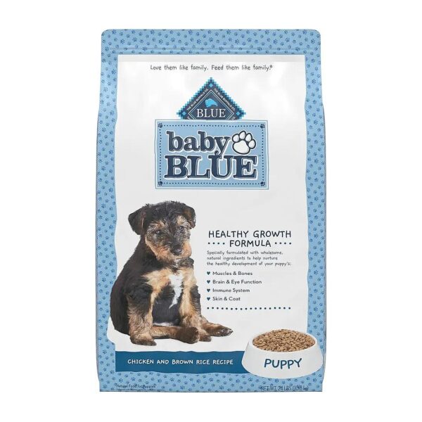 Chicken and Brown Rice Dry Dog Food for Happy and Healthy Baby Pups