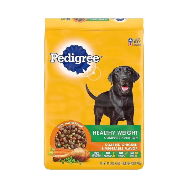 Chicken and Vegetable Adult Dry Dog Food for Healthy Weight Management