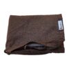 Chocolate Brown Denim Dog Pet Bed Cover Replacement 35x20x4 Size