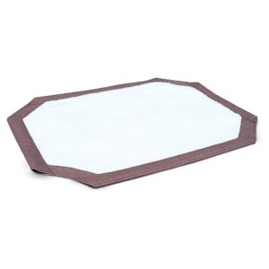 Chocolate Brown Fleece Pet Cot Cover Replacement for Large Breeds