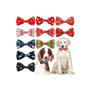 Christmas Collar Charms for Small Dogs Cats Puppies Accessories Slides Bowties Assorted