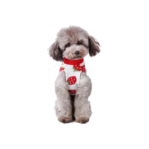 Christmas Cute Sweater for Small to Medium Size Dog with Soft Warm Materials