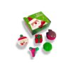 Christmas Dog Toy Gift Set Bundle Snowman Bird Ribbon Toys Latex Squeaky