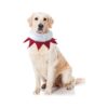 Christmas Knitted Velvet Pet Costume Bandana Scarf for Cats and Dogs