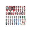 Christmas Plaid Dog Bandanas Bulk Set with 50 Diverse Styles for Small to Large Dogs