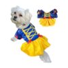 Christmas Princess Dog Costume for Small Medium Large Dogs Cats Fashionable Pet Clothing