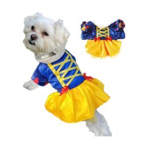 Christmas Princess Dog Costume for Small Medium Large Dogs Cats Fashionable Pet Clothing