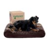 Classic Dog Bed for Small to Medium Breeds with Removable Washable Faux Fur Cover