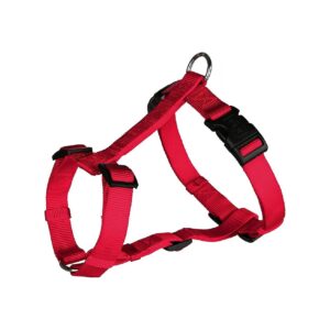 Classic Dog Harness with Adjustable Straps XS Red Nylon