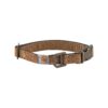 Classic Duck Canvas Nylon Dog Collars in Carhartt Brown/Dark Brown Large