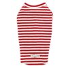 Classic Red Striped Cotton Vest Dog Tank Top for Large to Small Breeds Apparel