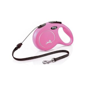 Classic Retractable Lead Cord for Small to Medium Dogs with Solid Nylon Material