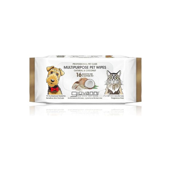 Clean and Radiant Pet Coats with Natural Extracts and Oatmeal Formula