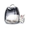 Clear Bubble Pet Carrier for Safe and Easy Travel with Small Dogs and Cats