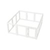 Clear Pet Playpen for Dogs Cats and Rabbits with Easy Assembly and Portable Design