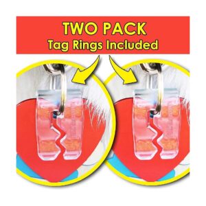 Clear Pet Tag Silencer for Two Standard Thickness Tags