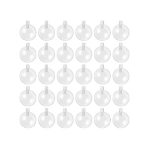 Clear Plastic Squeaker Dog Toy Parts for Dog Toy Repair and Replacement with 30 Pieces