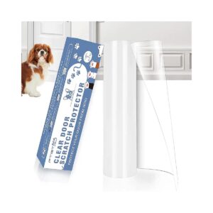 Clear Vinyl Door Protector for Dogs 130in X 3in Thick Scratch Guard