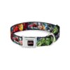 Close-up Superhero Dog Collars with Buckle Closure Wide 5 Inches