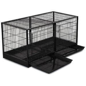 Coated Steel Modular Cage with Plastic Tray Specifications