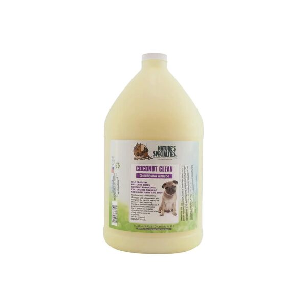 Coconut Infused Dog Conditioning Shampoo Concentrate for Moisturizing and Highlighting