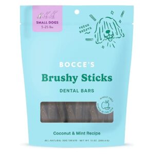 Coconut Mint Dental Bars for Small Dogs - All-Natural & Wheat-Free Recipes