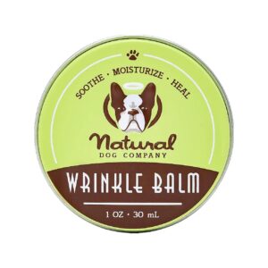 Coconut Oil-Based Dog Balm for Wrinkles, Soothes and Protects Skin, Non-Toxic and Safe