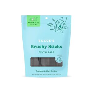 Coconut and Mint Dental Bars for Medium Dogs, Supporting Healthy Teeth and Fresh Breath