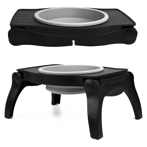 Collapsible Dog Bowl with Non-Slip Legs for Easy Storage