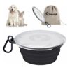 Collapsible Pet Bowl with Storage Bag for Cats and Small Medium Sized Dogs