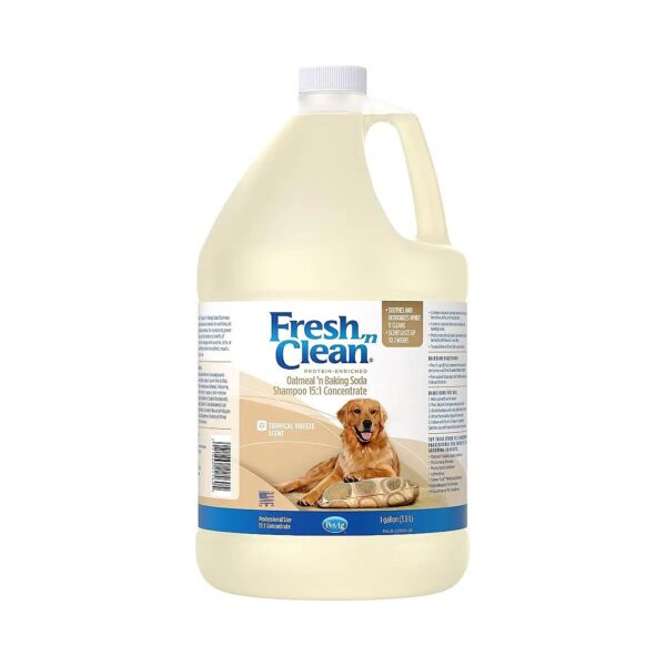 Colloidal Oatmeal and Baking Soda Shampoo for Dogs with Skin Allergies