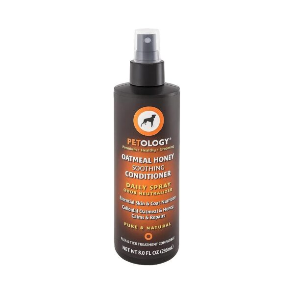 Colloidal Oatmeal and Honey Extract Infused Leave-In Conditioner Spray for Dogs and Cats