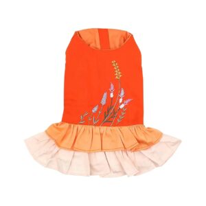 Color Block Garden Summer Dog Dress for Girl Cats and Puppies 3XL