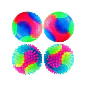 Color Changing LED Pet Balls for Cats and Dogs Chewing and Playing