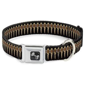 Color Dog Collar with Durable Steel Buckle, 5" Wide, Fits 13-18" Neck