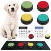 Color Interactive Dog Communication Button Set for Pet Training and Entertainment