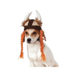 Colorful Braided Viking Hat for Small-Medium Size Dogs Only