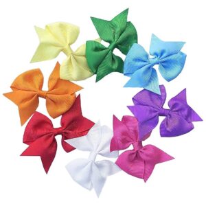 Colorful Dog Hair Accessories for Small Dogs with Reusable Bows and Clips