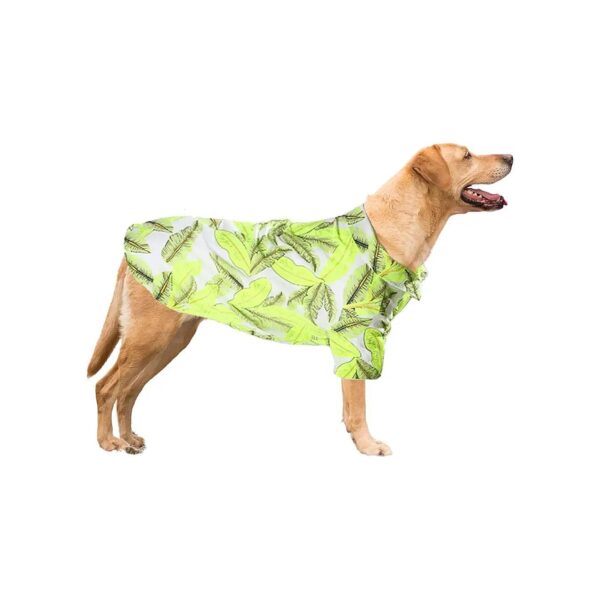 Colorful Hawaiian Pattern Pet Shirt for Summer Beach Wear Medium Large Dogs