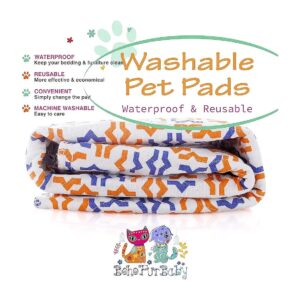 Colorful Pet Pads for Home and Travel with Soft and Absorbent Material for Pet Accidents