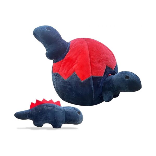 Colorful Plush Dog Toys for Small and Medium Dogs Including Dinosaur Plush Toys and Eggs