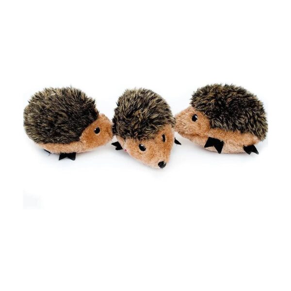 Colorful Plush Dog Toys for Small and Medium Size Dogs with Squeaky Hedgehogs