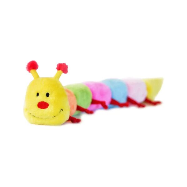 Colorful Rainbow Dog Toy with Squeakers for Medium and Large Breed Dogs