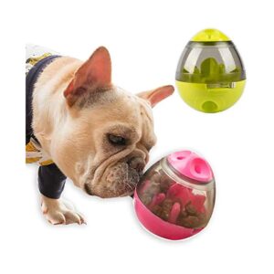 Colorful Red Pet Food Ball for French Bulldogs, Dogs, and Cats