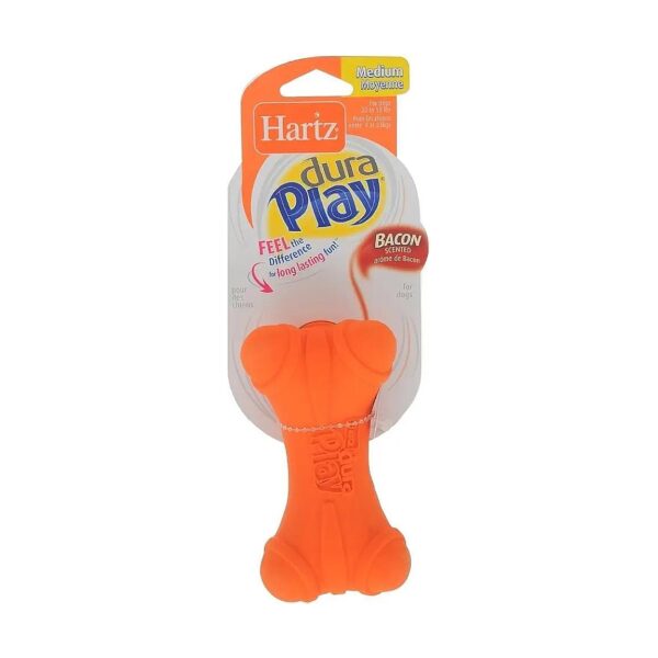 Colorful Soft Dog Bone Toy with Durable Core for Fetch and Chasing