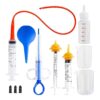 Combo Pet Feeding Kit with Nipple Bottles, Pill Gun, and Feeding Tube for Small Animals