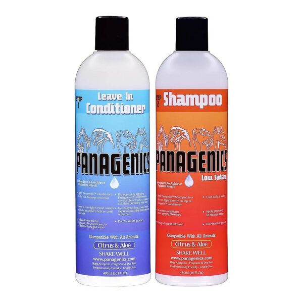 Combo Pet Shampoo and Conditioner Set with Citrus and Aloe for All Animals