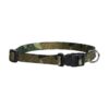 Combo of Style and Functionality Green Camo Nylon Dog Collar